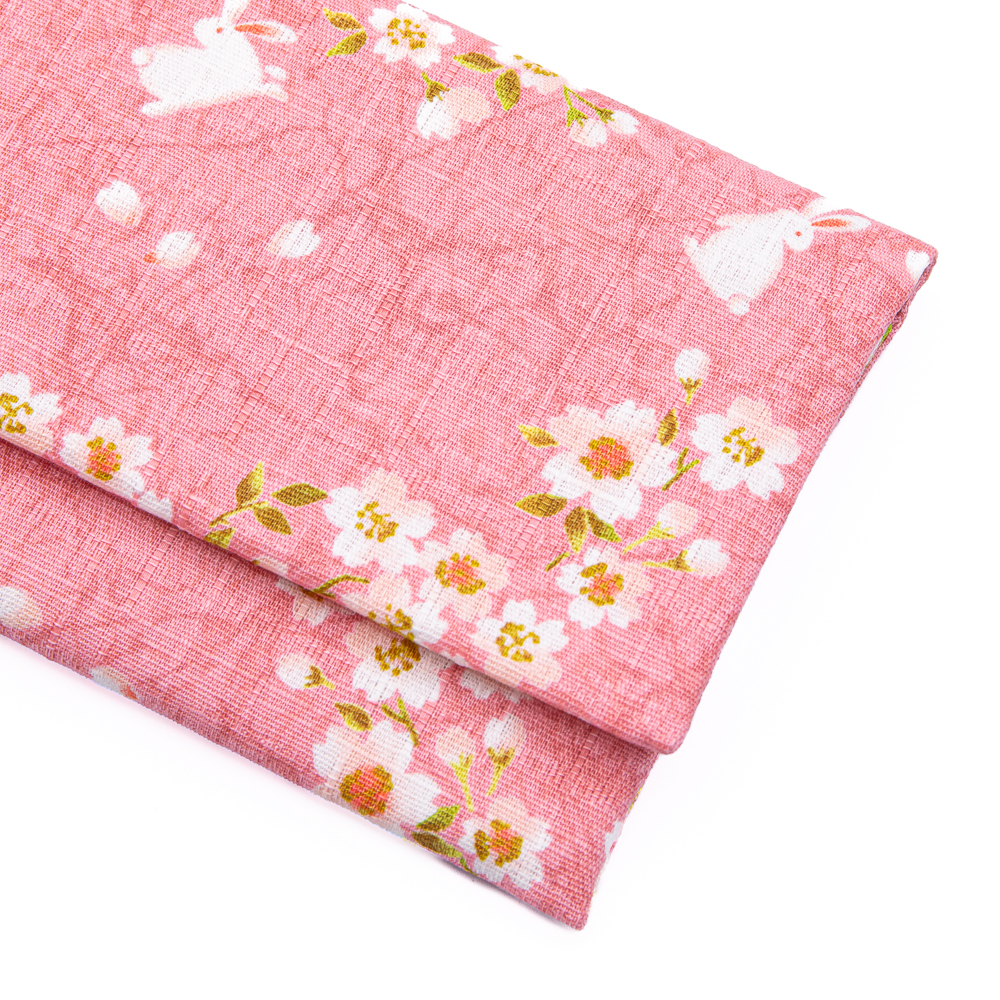 念珠ケース S うさぎ桜 ピンク マジックテープ式 | 【公式】創価学会